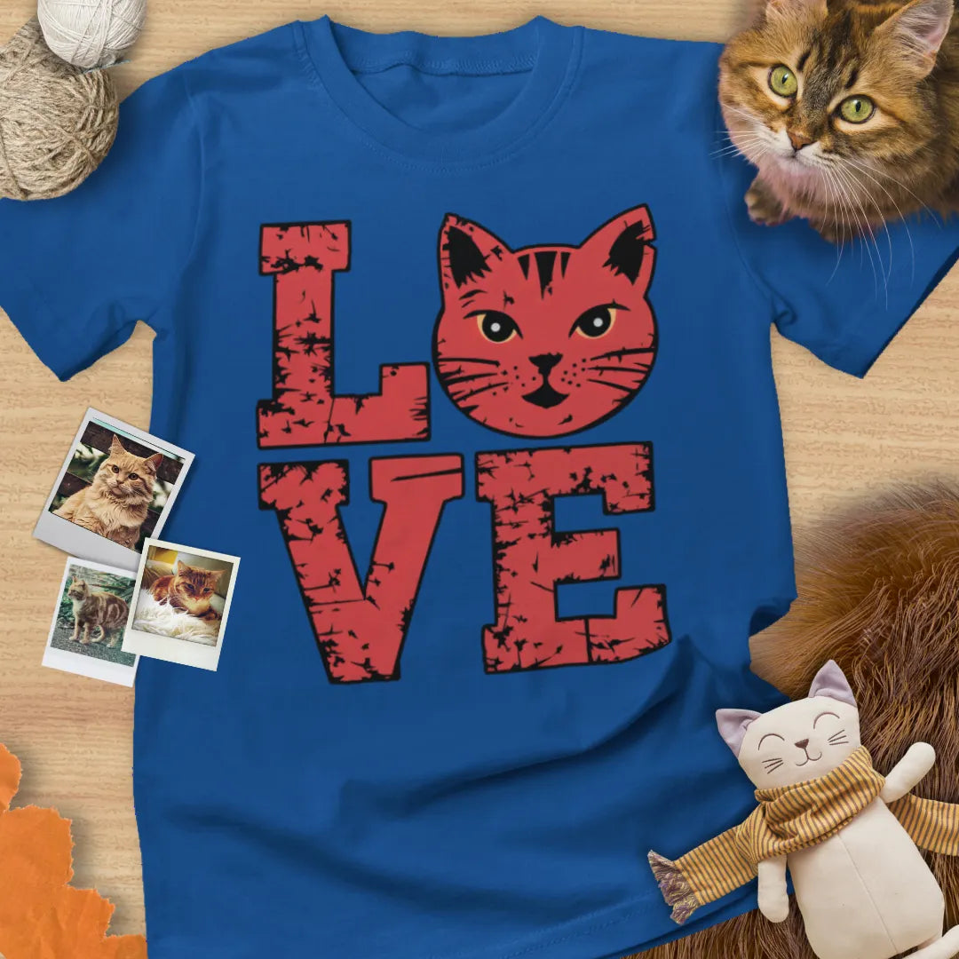 Love Cat - Unisex Softstyle Tee Cat T-Shirt