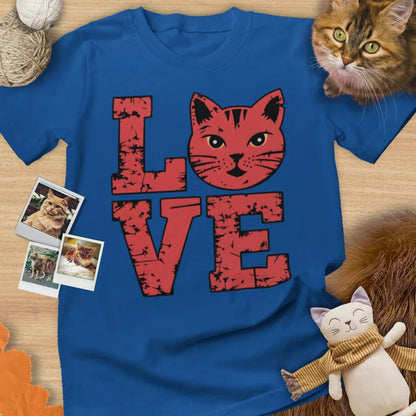 Love Cat - Unisex Softstyle Tee Cat T-Shirt