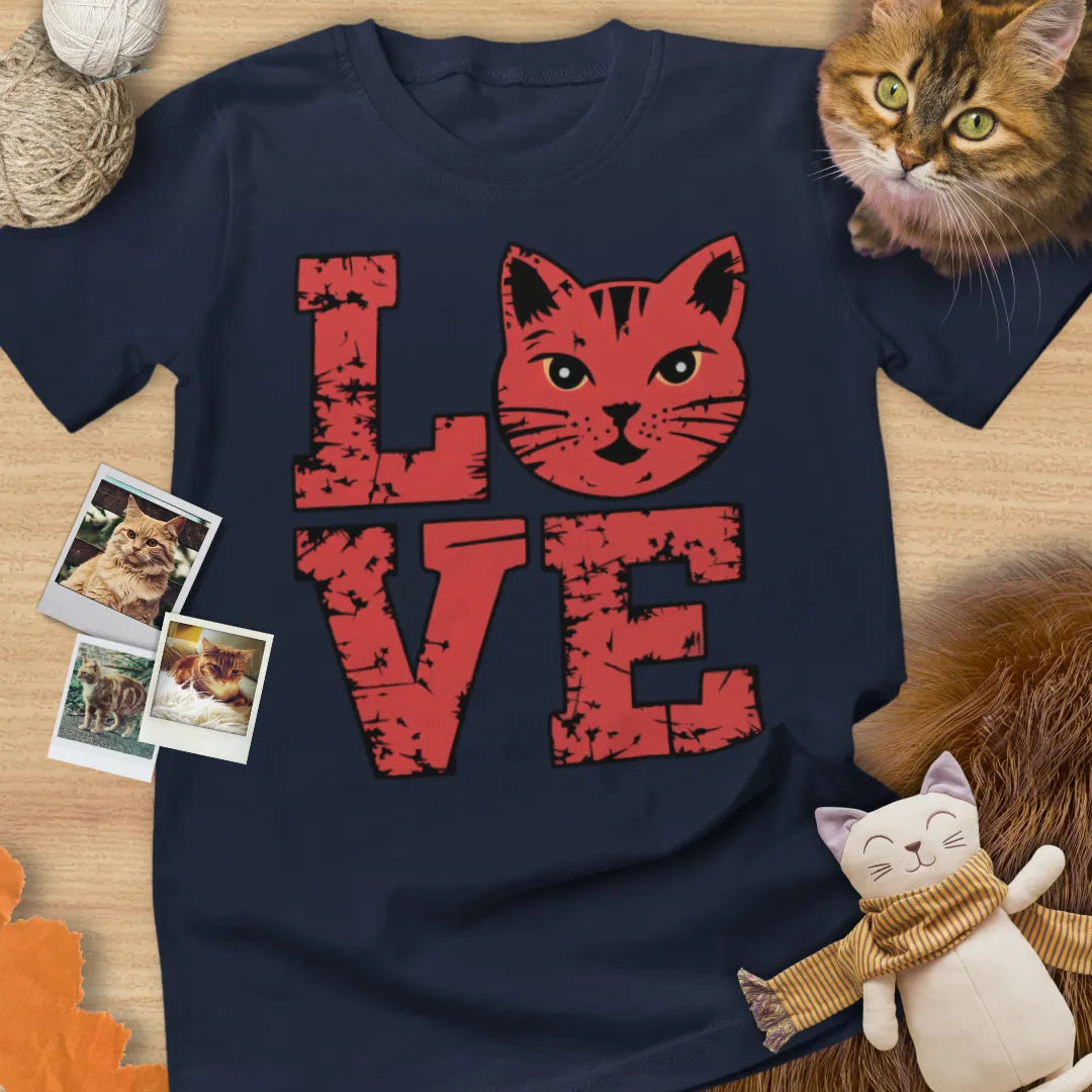 Love Cat - Unisex Softstyle Tee Cat T-Shirt