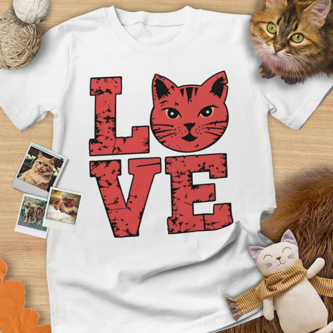 Love Cat - Unisex Softstyle Tee Cat T-Shirt