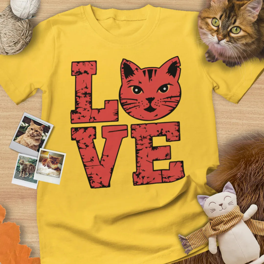 Love Cat - Unisex Softstyle Tee Cat T-Shirt