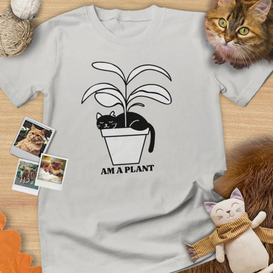 Am A Plant - Unisex Softstyle Tee Cat T-Shirt