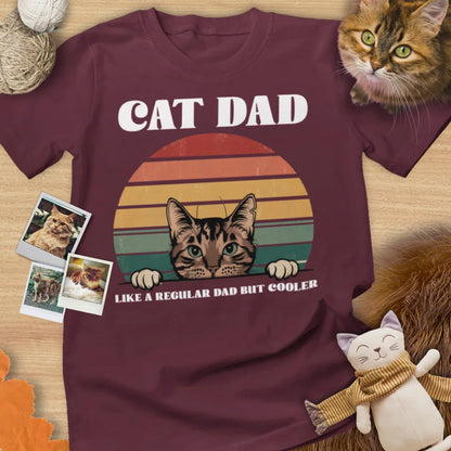 Cat Dad - Unisex Softstyle Tee Cat T-Shirt