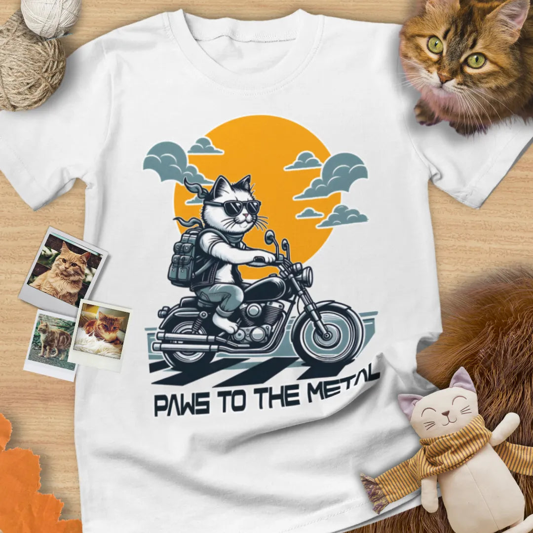 Paws To The Metal - Unisex Softstyle Tee Cat T-Shirt