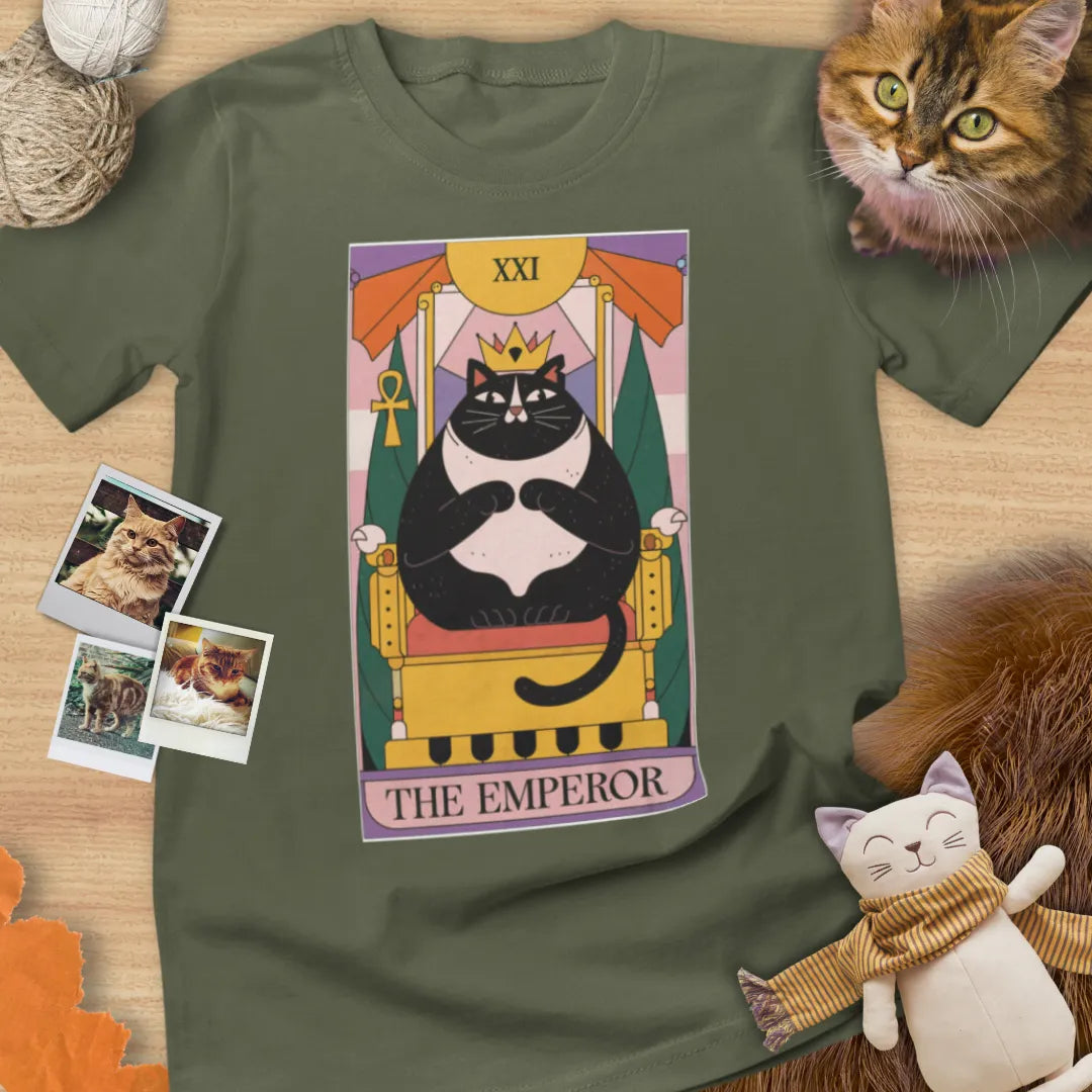 The Emperor - Unisex Softstyle Tee Cat T-Shirt