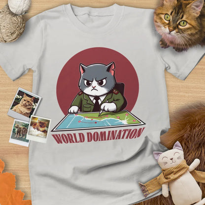 World Domination - Unisex Softstyle Tee Cat T-Shirt