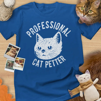 Professional Cat Petter - Unisex Softstyle Tee Cat T-Shirt