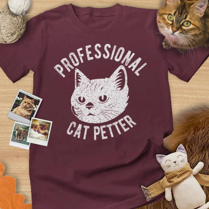 Professional Cat Petter - Unisex Softstyle Tee Cat T-Shirt