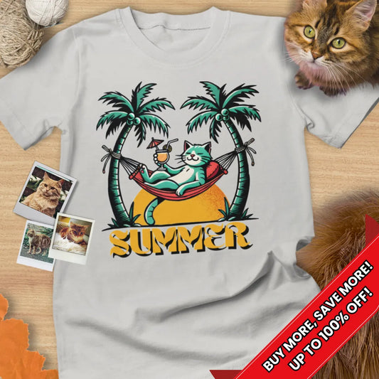 Summer Tee Cat T-Shirt