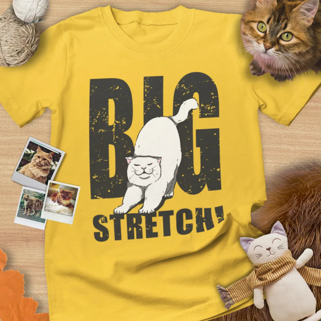 Big Stretch - Unisex Softstyle Tee Cat T-Shirt