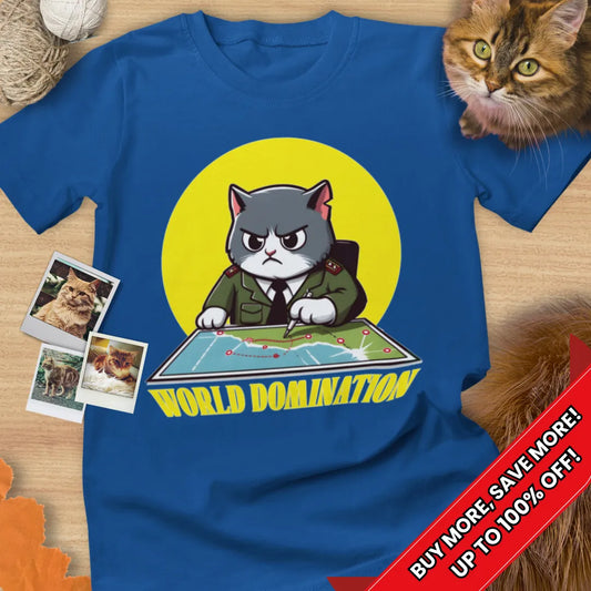 World Domination Tee Cat T-Shirt