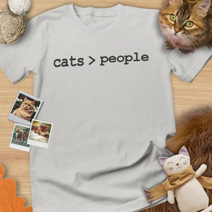 Cats > People - Unisex Softstyle Tee Cat T-Shirt