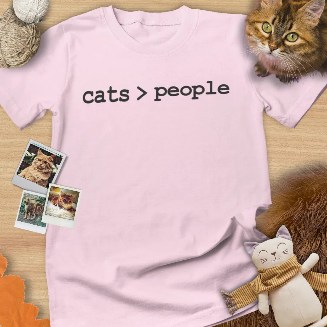 Cats > People - Unisex Softstyle Tee Cat T-Shirt