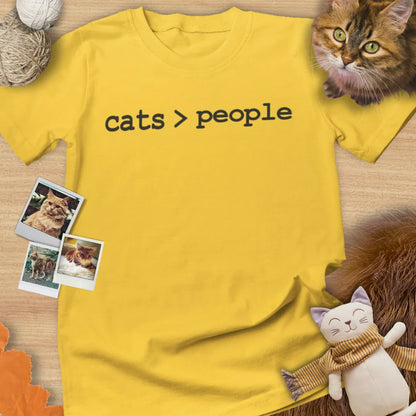 Cats > People - Unisex Softstyle Tee Cat T-Shirt