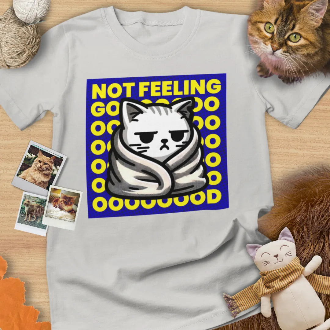 Not Feeling Good - Unisex Softstyle Tee Cat T-Shirt