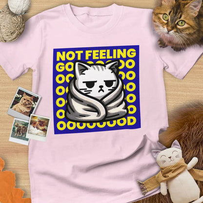 Not Feeling Good - Unisex Softstyle Tee Cat T-Shirt