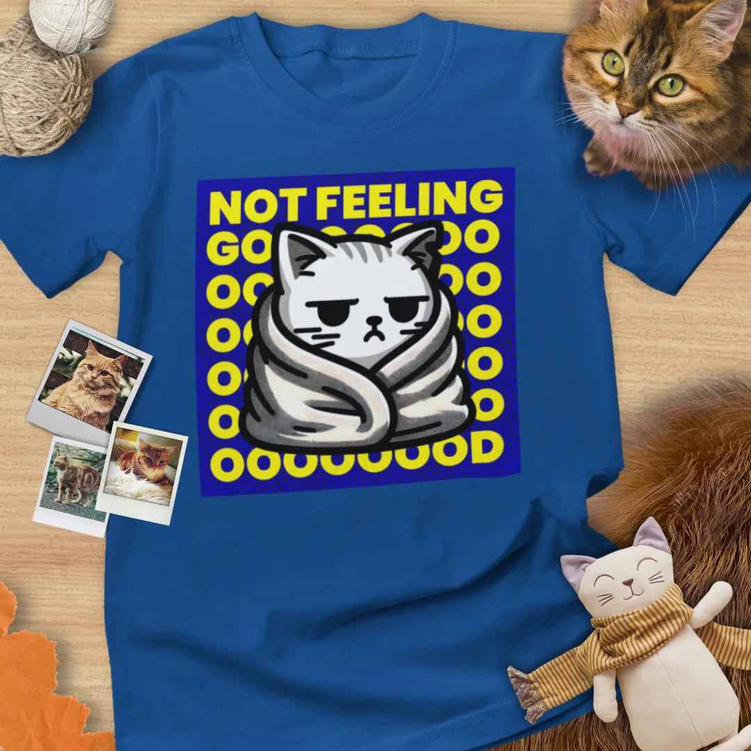 Not Feeling Good - Unisex Softstyle Tee Cat T-Shirt