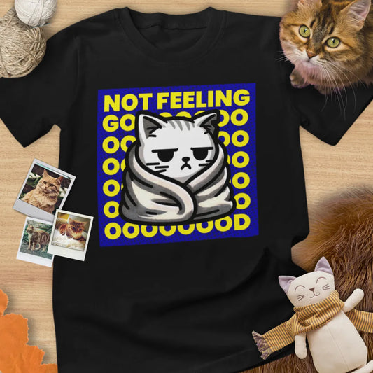 Not Feeling Good - Unisex Softstyle Tee Cat T-Shirt