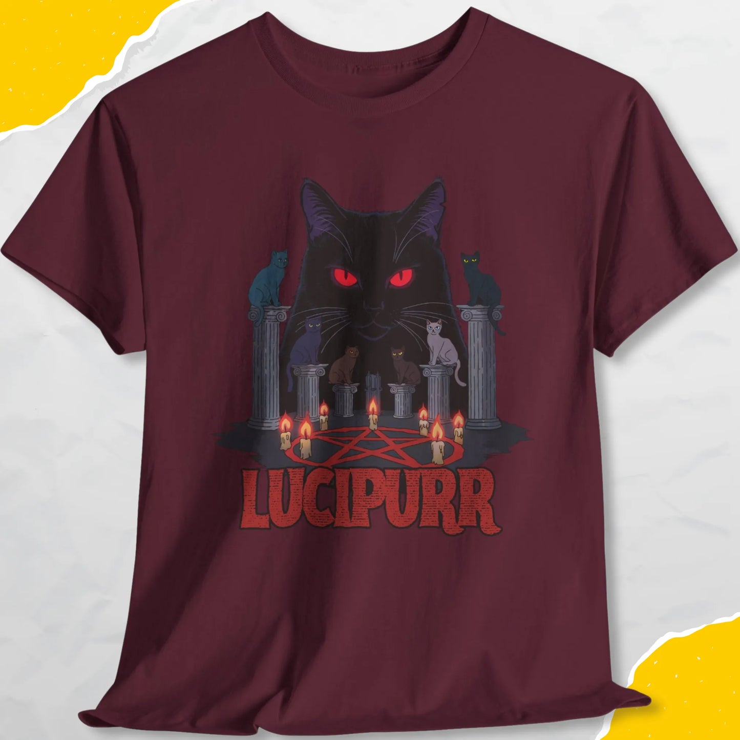 Lucipurr - Unisex Softstyle Tee Cat T-Shirt