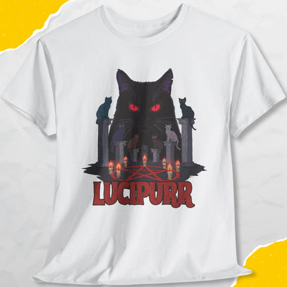 Lucipurr - Unisex Softstyle Tee Cat T-Shirt