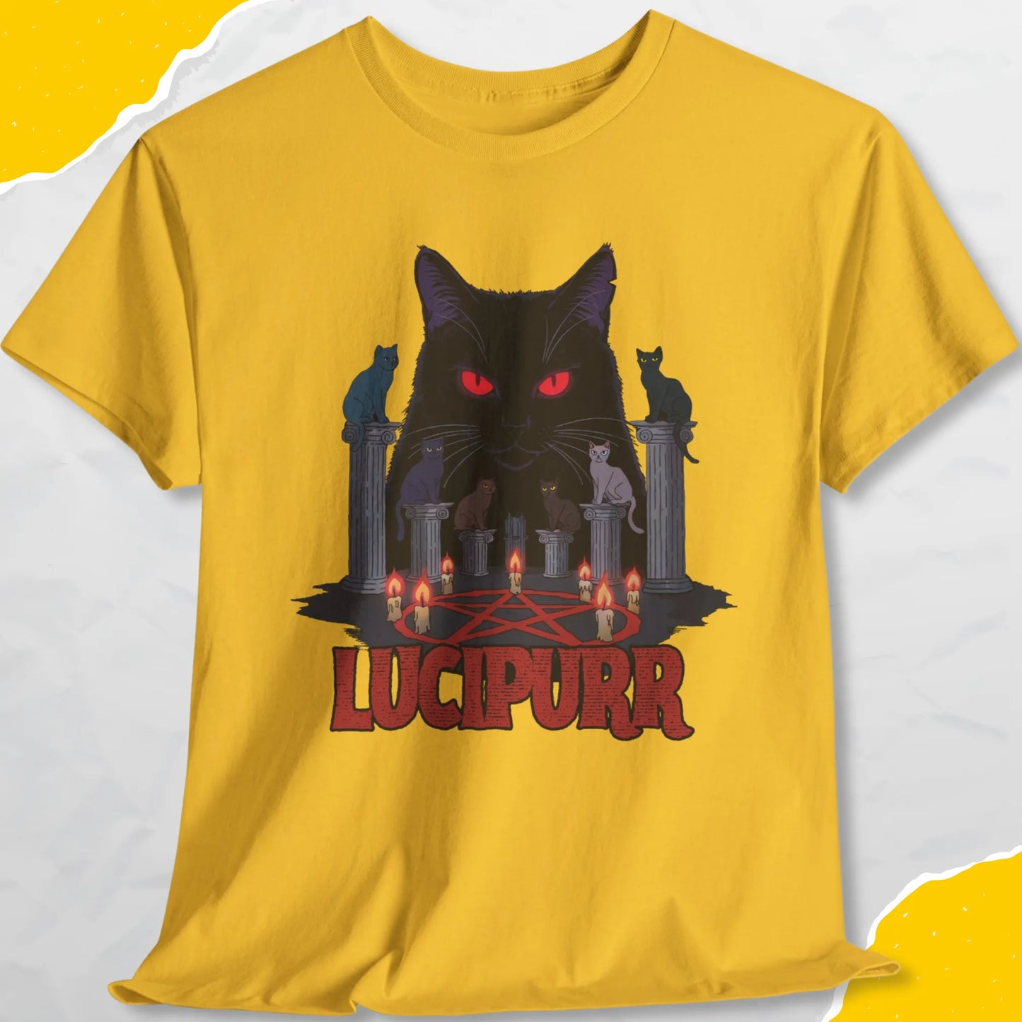 Lucipurr - Unisex Softstyle Tee Cat T-Shirt