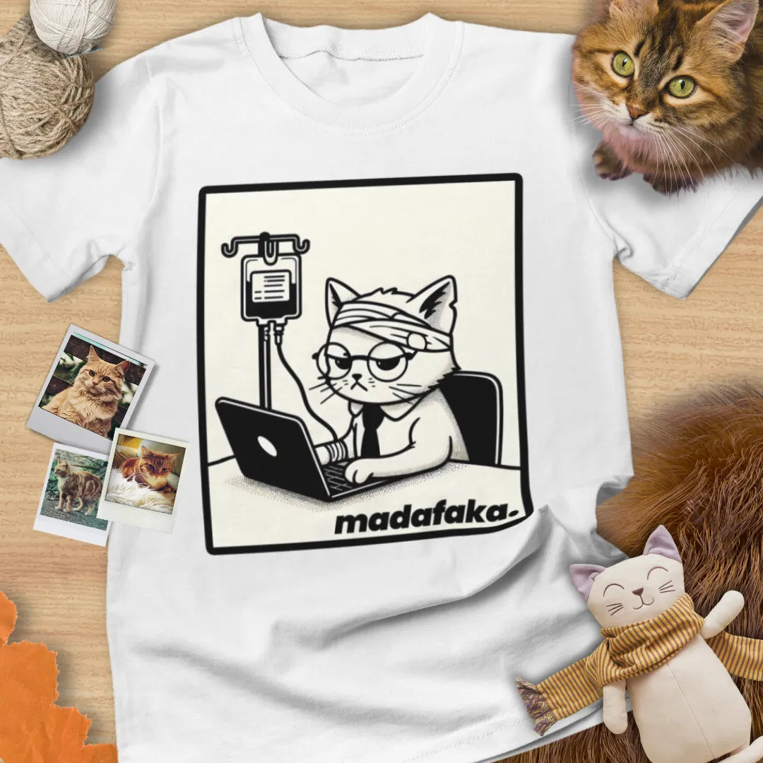 Madafaka - Unisex Softstyle Tee Cat T-Shirt