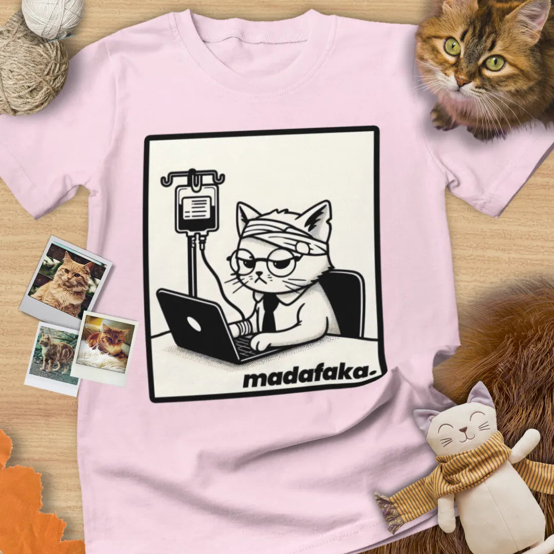 Madafaka - Unisex Softstyle Tee Cat T-Shirt