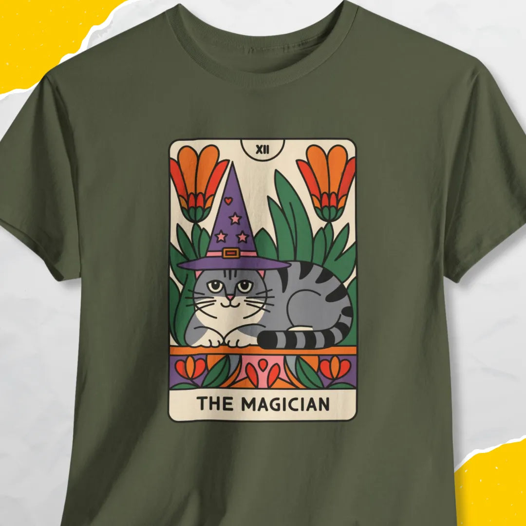 The Magician - Unisex Softstyle Tee Cat T-Shirt