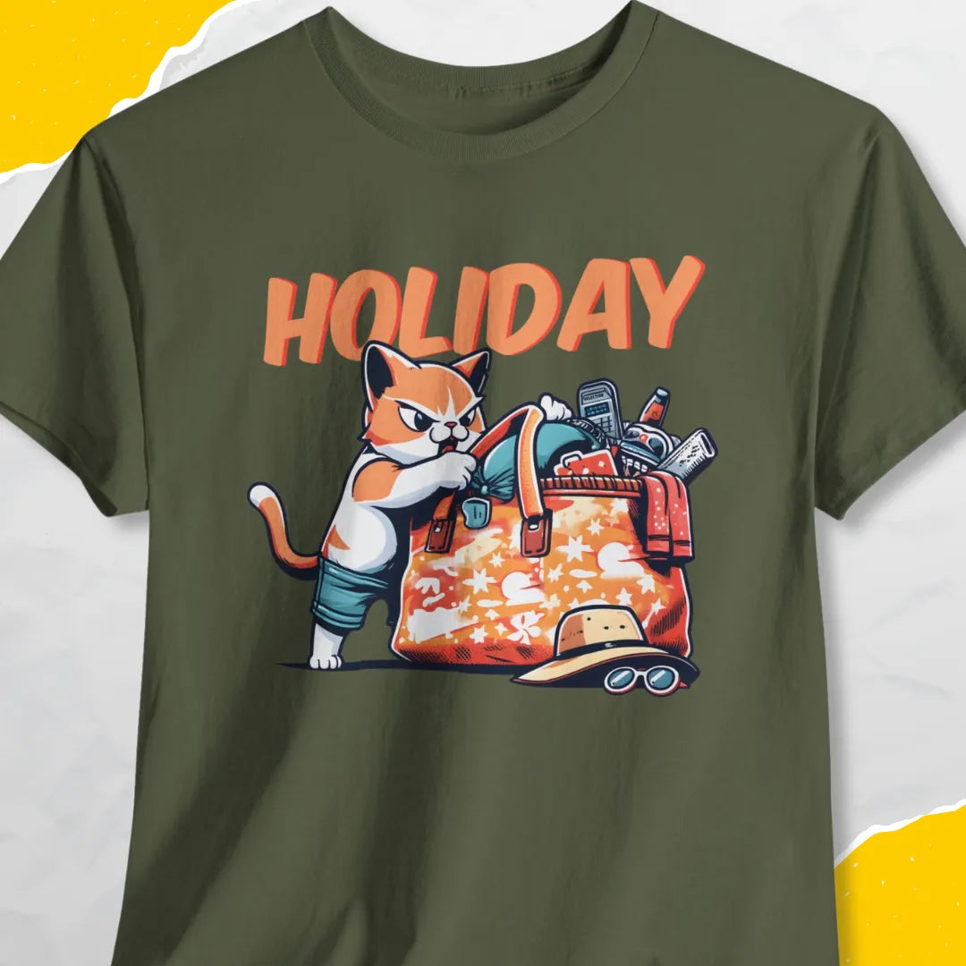 Holiday - Unisex Softstyle Tee Cat T-Shirt