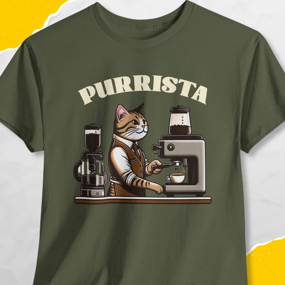 Purrista - Unisex Softstyle Tee Cat T-Shirt