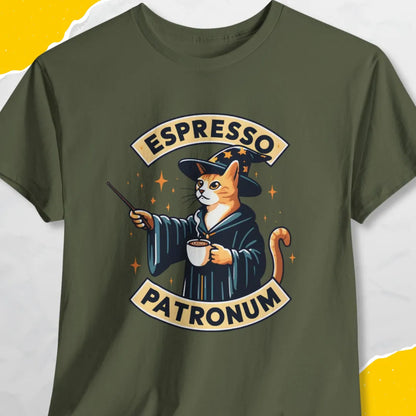 Espresso Patronum - Unisex Softstyle Tee Cat T-Shirt