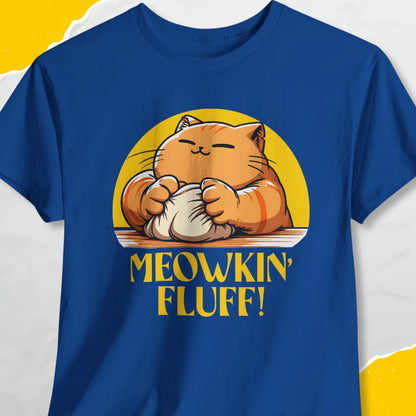 Meowkin' Fluff! - Unisex Softstyle Tee Cat T-Shirt