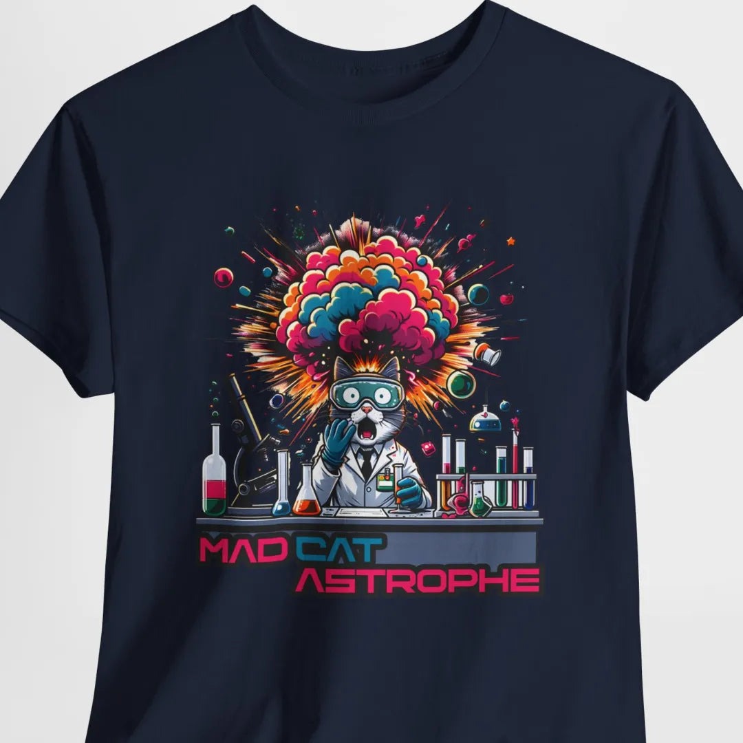 Mad Catastrophe - Unisex Softstyle Tee Cat T-Shirt