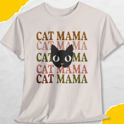 Cat Mama - Unisex Softstyle Tee Cat T-Shirt