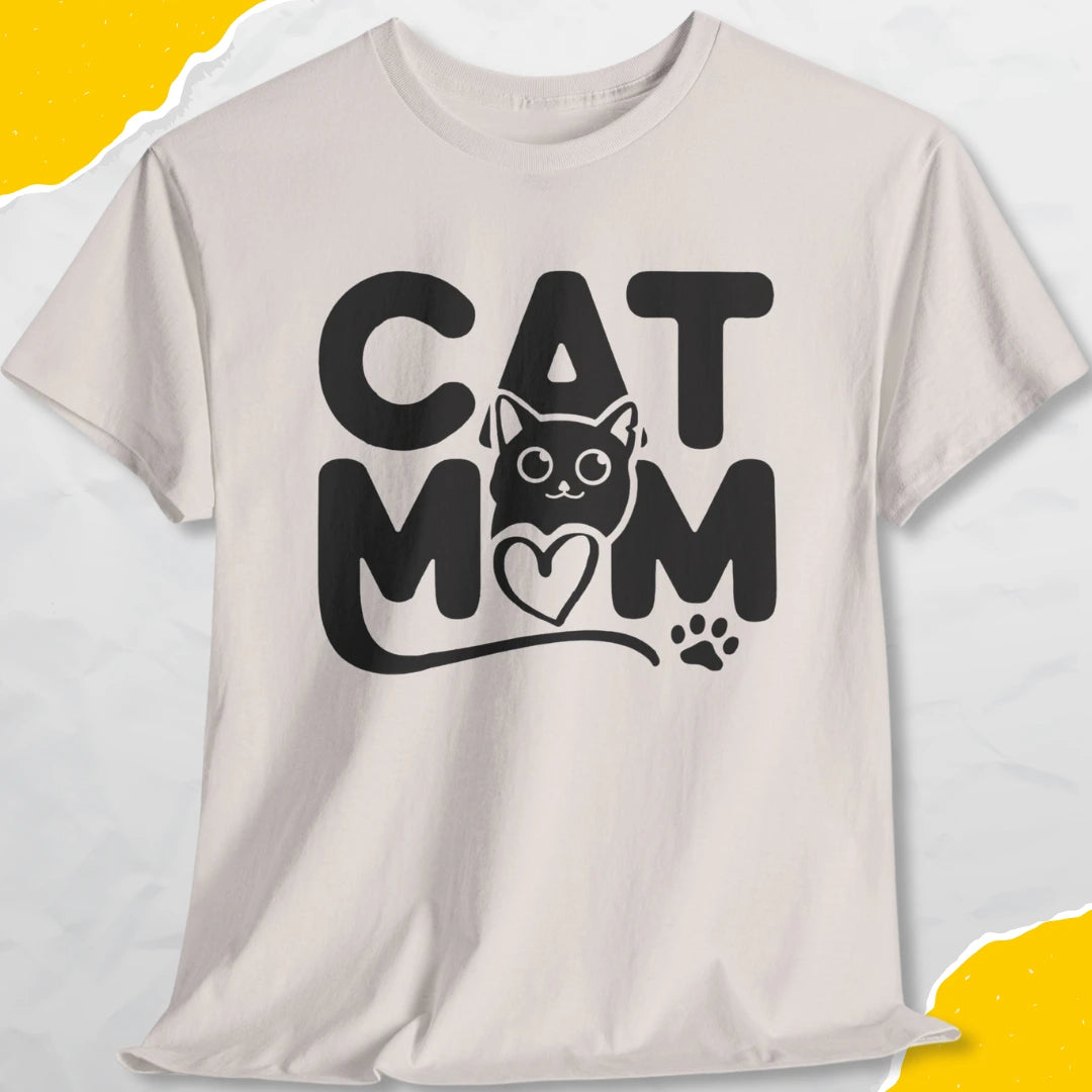 Cat Mom - Unisex Softstyle Tee Cat T-Shirt