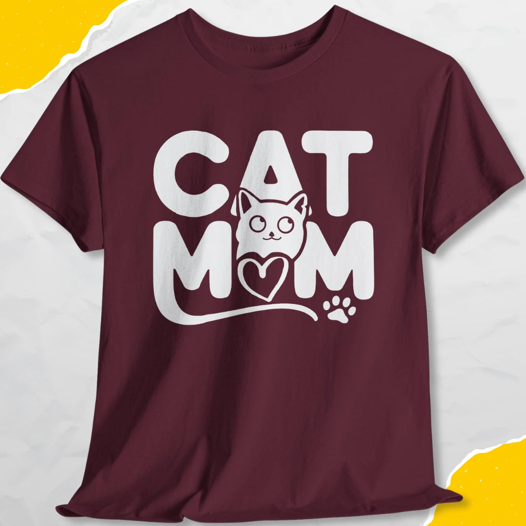 Cat Mom - Unisex Softstyle Tee Cat T-Shirt