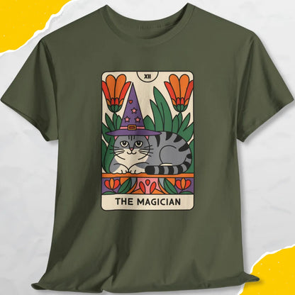 The Magician - Unisex Softstyle Tee Cat T-Shirt