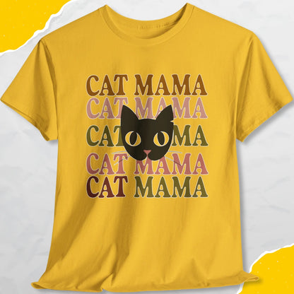 Cat Mama - Unisex Softstyle Tee Cat T-Shirt