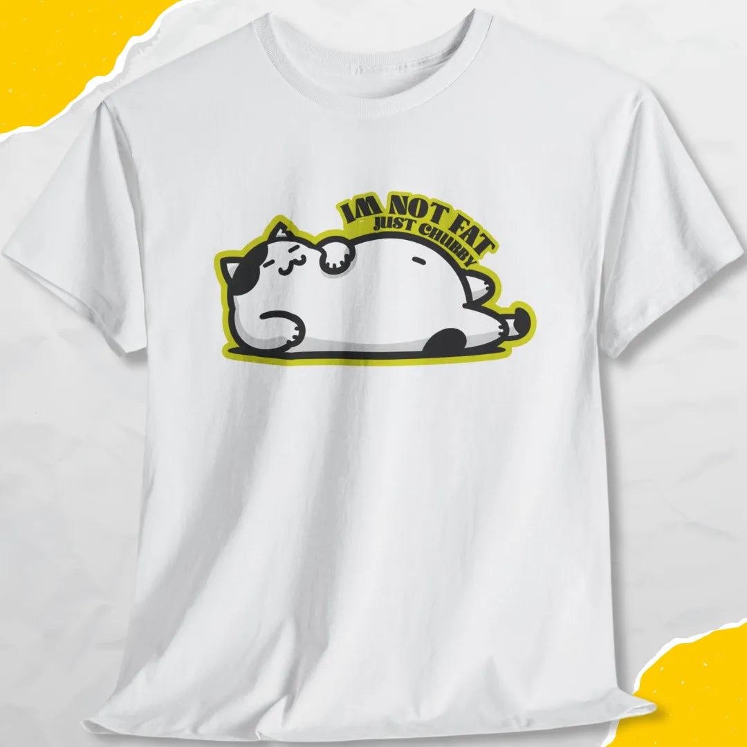 I'm Not Fat Just Chubby - Unisex Softstyle Tee Cat T-Shirt