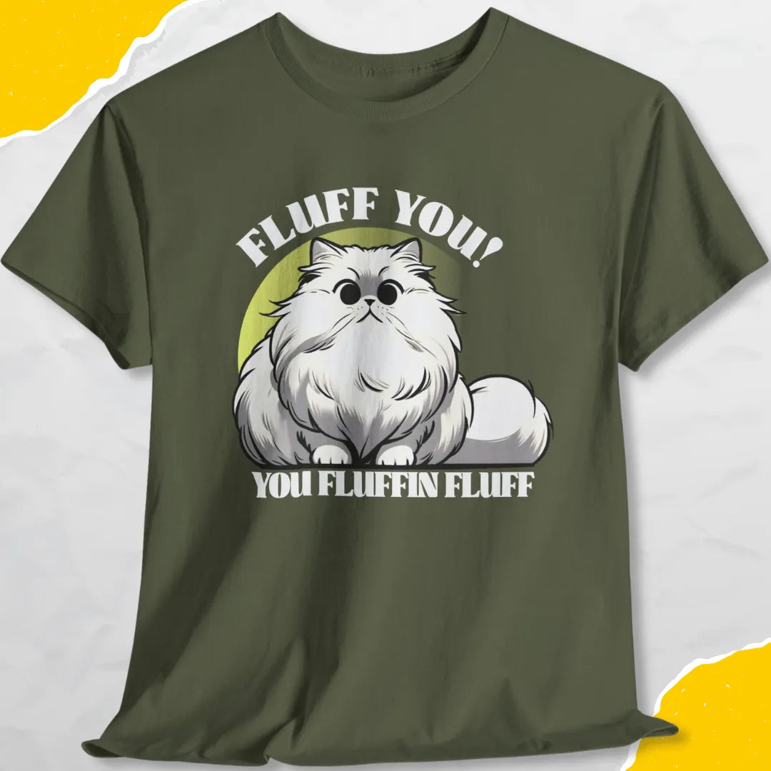 Fluff You! You Fluffin Fluff! - Unisex Softstyle Tee Cat T-Shirt