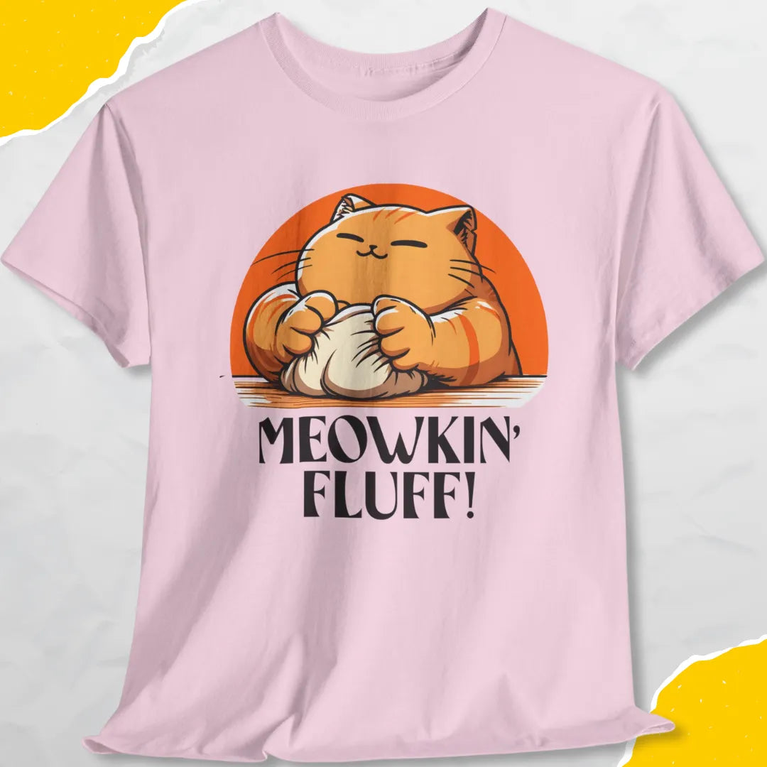 Meowkin' Fluff! - Unisex Softstyle Tee Cat T-Shirt