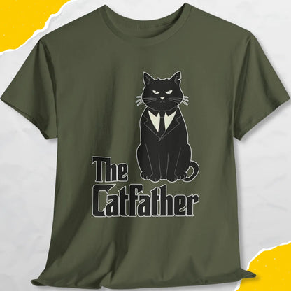 The Catfather - Unisex Softstyle Tee Cat T-Shirt