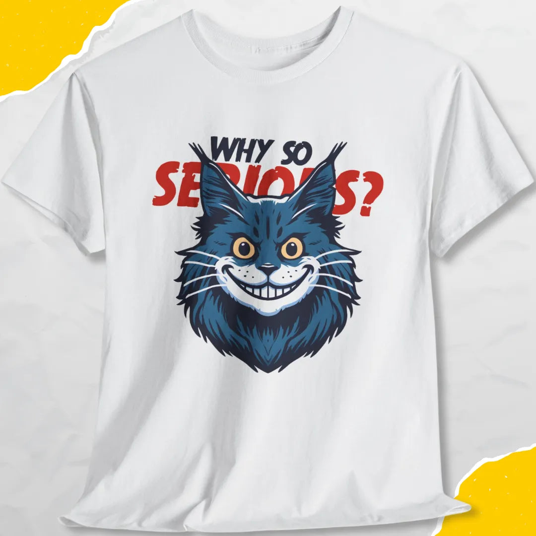 Why So Serious? - Unisex Softstyle Tee Cat T-Shirt