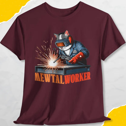 Meowtal Worker - Unisex Softstyle Tee Cat T-Shirt