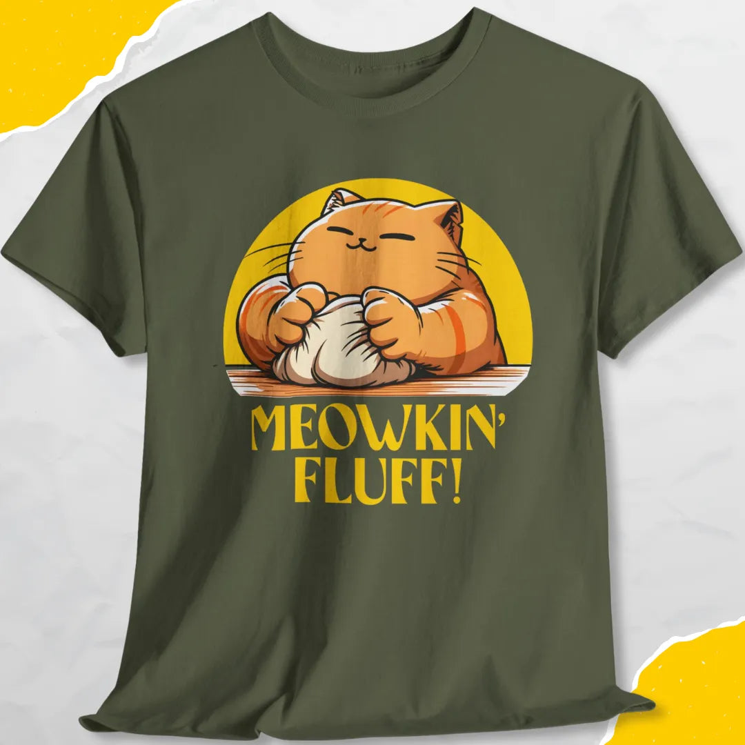 Meowkin' Fluff! - Unisex Softstyle Tee Cat T-Shirt