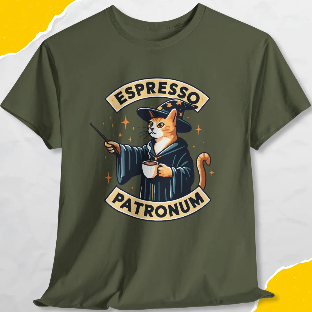 Espresso Patronum - Unisex Softstyle Tee Cat T-Shirt