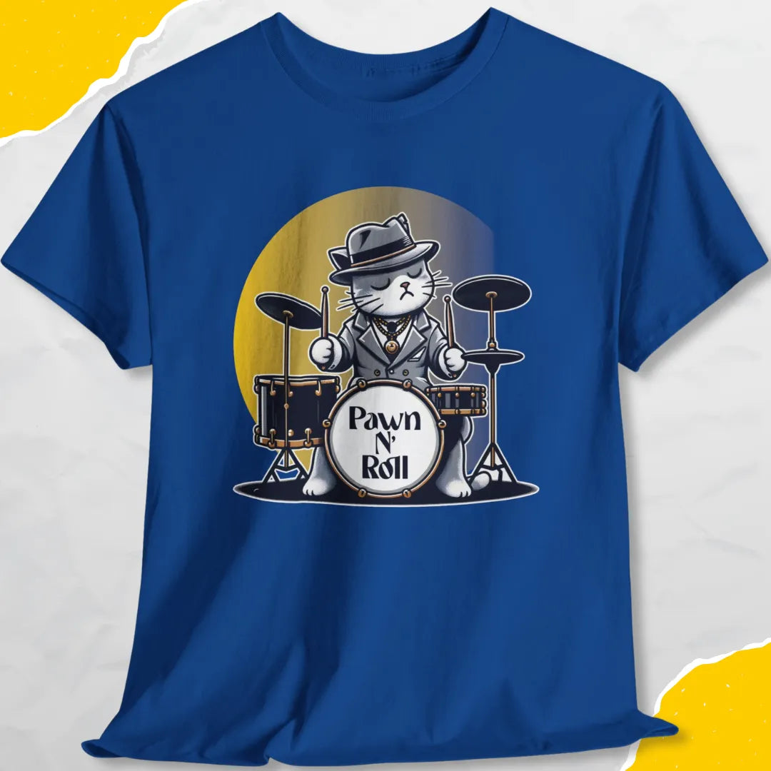 Pawn N' Roll - Unisex Softstyle Tee Cat T-Shirt