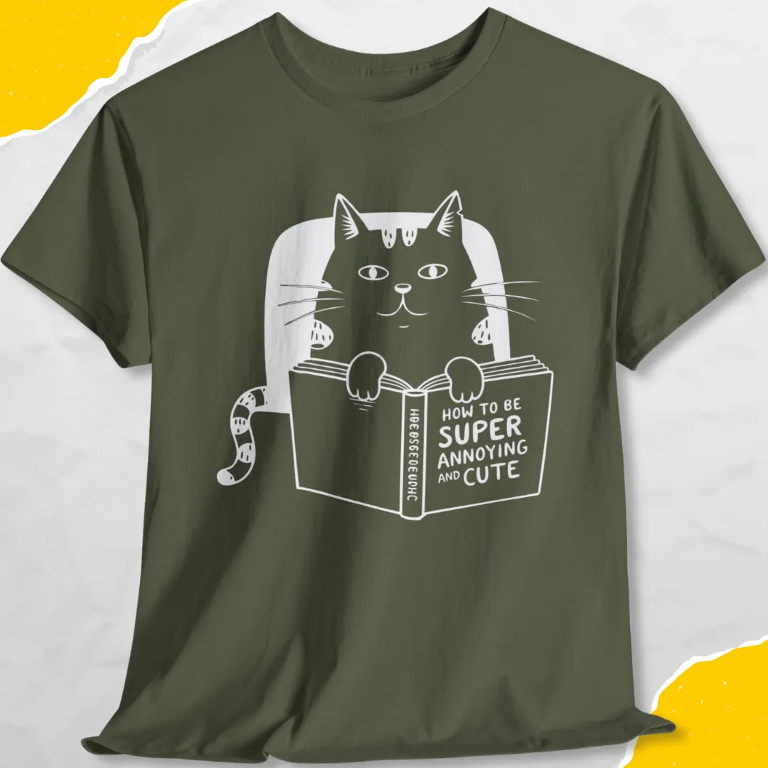 How To Be Annoying and Cute - Unisex Softstyle Tee Cat T-Shirt