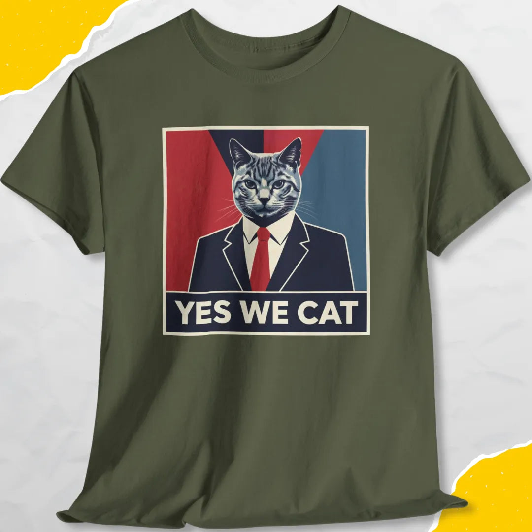 Yes We Cat - Unisex Softstyle Tee Cat T-Shirt