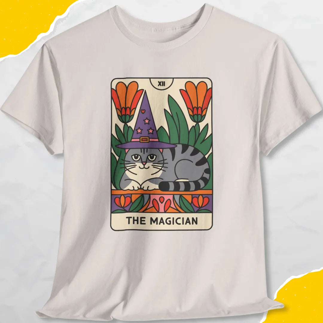 The Magician - Unisex Softstyle Tee Cat T-Shirt